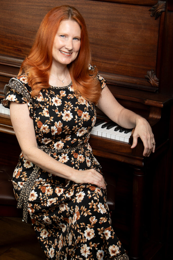 Melissa and her piano